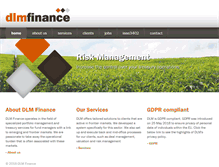 Tablet Screenshot of dlmfinance.com